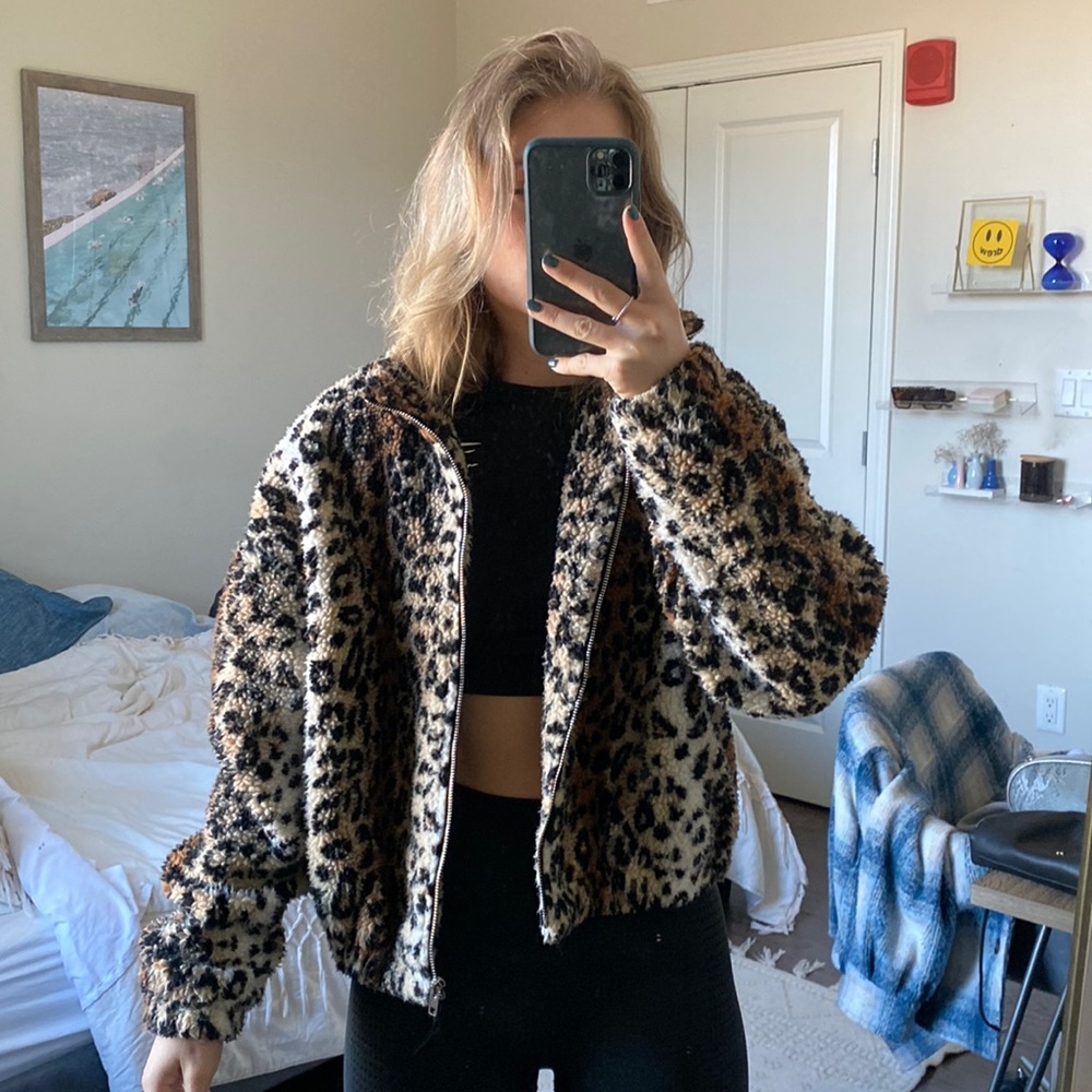 Cheetah Sherpa ZipUp